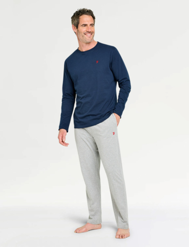 Farah Long Sleeve Jersey PJ Lounge Set