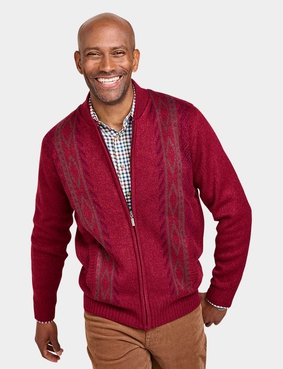 Tootal Vertical Jacquard Zipper Airforce