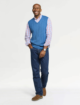 Pegasus Luxury Yarn Cable Slipover Mint