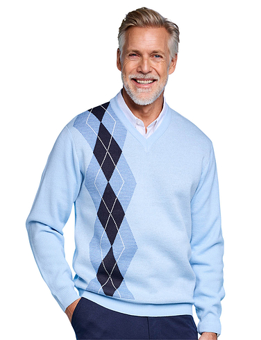 Tootal Argyle V-Neck Jumper