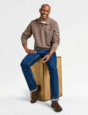 Pegasus Fleece Lined Polo Grey