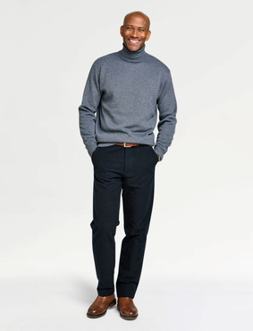 Pegasus Fleece Lined Roll Neck Camel