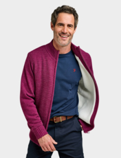 Pegasus Lined Sherpa Jacket Berry
