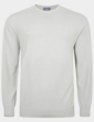 Peter Gribby Crew Neck Fully Fashioned Sweater Blue