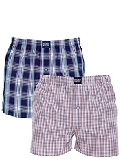 Pack of 2 Jockey Woven Boxers Blue