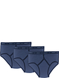 Pack of 3 Y Front Jockey Briefs Blue