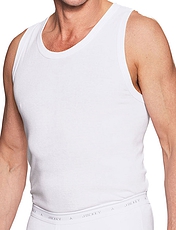 Jockey 3 Pack of Mens Vests White