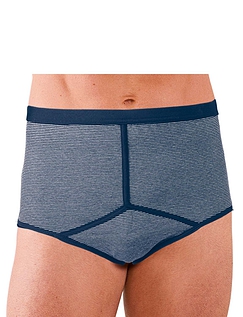 Pack of 5 Mixed Classic Brief Blue