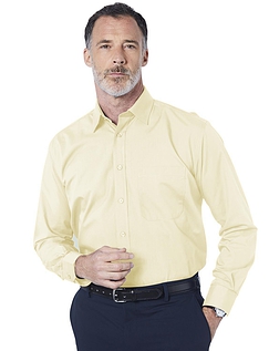 Rael Brook Long Sleeve Classic Fit Shirts - Lemon