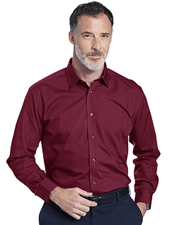 Rael Brook Long Sleeve Classic Fit Shirts - Wine