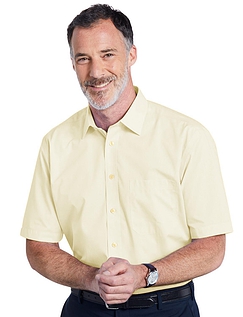 Rael Brook Short Sleeve Classic Fit Shirts - Lemon