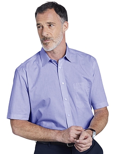 Rael Brook Short Sleeve Classic Fit Shirts - Lilac