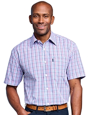 Champion Poole Check Shirt Blue