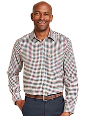 Champion York Woven Check Shirt Brown