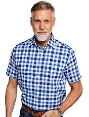 Champion Check Shirt Blue