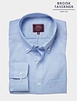 Brook Taverner Cotton Oxford Shirt Whistler Blue