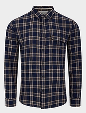 Lizard King Check Long Sleeve Shirt Indigo