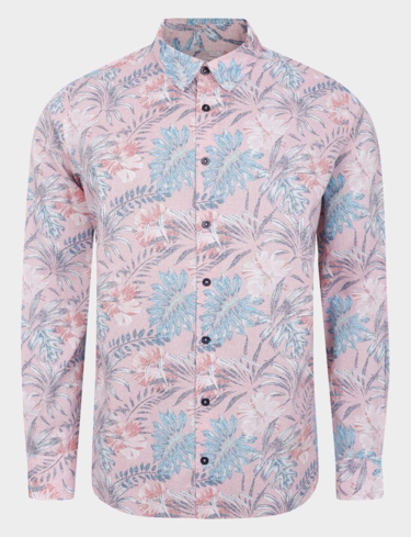 Lizard King Printed Long Sleeve Fern Print Shirt