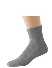 HJ Hall Pack Of 2 Short Diabetic Socks Black