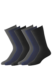 Six Pack Soft Grip Socks Assorted