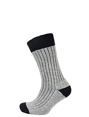 Cotton Rich Knitted Walking Socks 2 Pack Black