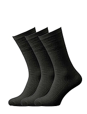 HJ Hall Pack Of 3 Extra Wide Fit Softop Socks Assorted