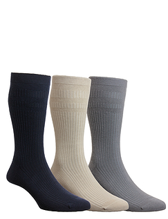 H J Hall Softop Wide Fit Sock Assorted