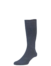 HJ Hall Pack of 2 Cotton Diabetic Socks Black