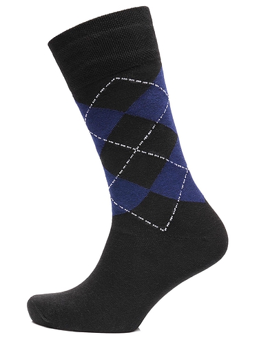 Pack of 6 Soft Grip Argyle Socks | Chums