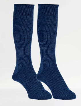 HJ Hall Pack of 2 Immaculate Long Sock Black