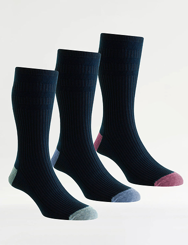 Softop Heel and Toe Diabetic 3 Pack Socks