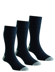 Softop Heel and Toe Diabetic 3 Pack Socks Navy