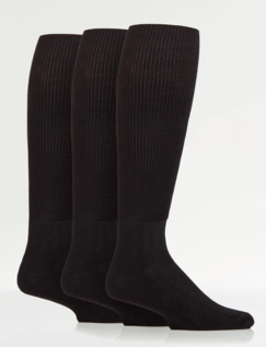 Sock Shop Knee High Diabetic Sock Black