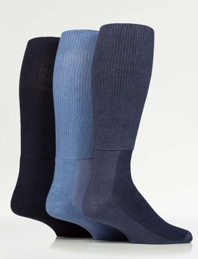 Sock Shop Knee High Diabetic Sock Black