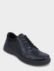 Pegasus Wide Fit Lace Shoe Black