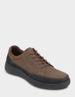 Pegasus Wide Fit Lace Shoe - Brown