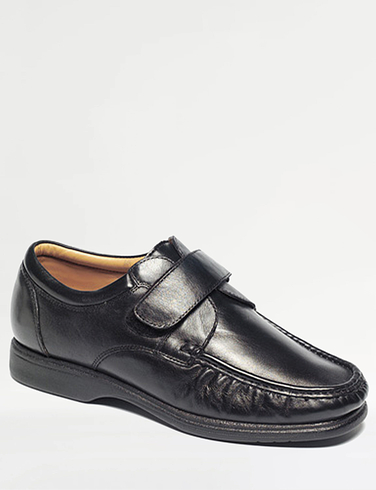 Catesby Touch Fasten Leather Comfort Shoes