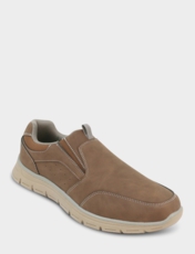 Dr Keller Wide Fit Slip On Trainer Shoe Black