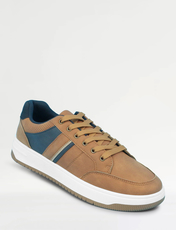 Pegasus Wide Fit Lace Trainer Navy