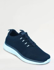 Pegasus Wide G Fit Slip On Trainer Black