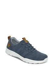 Dr Keller Wide Fit Lace Canvas Shoes Denim