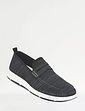 Dr Keller Wide Fit Slip On Moccasins Black