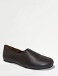 Leather Grecian Standard Fit Slipper With Leather Sole Black