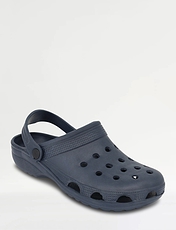 Wide Fit Slip On Clog Black