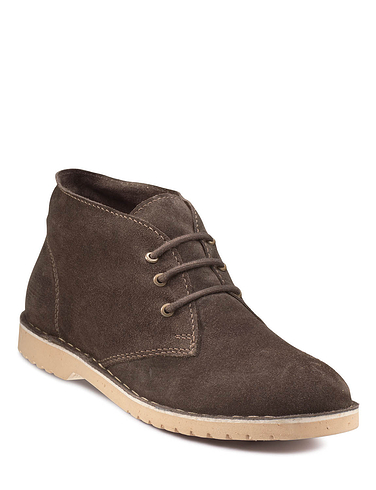 grey suede desert shoes