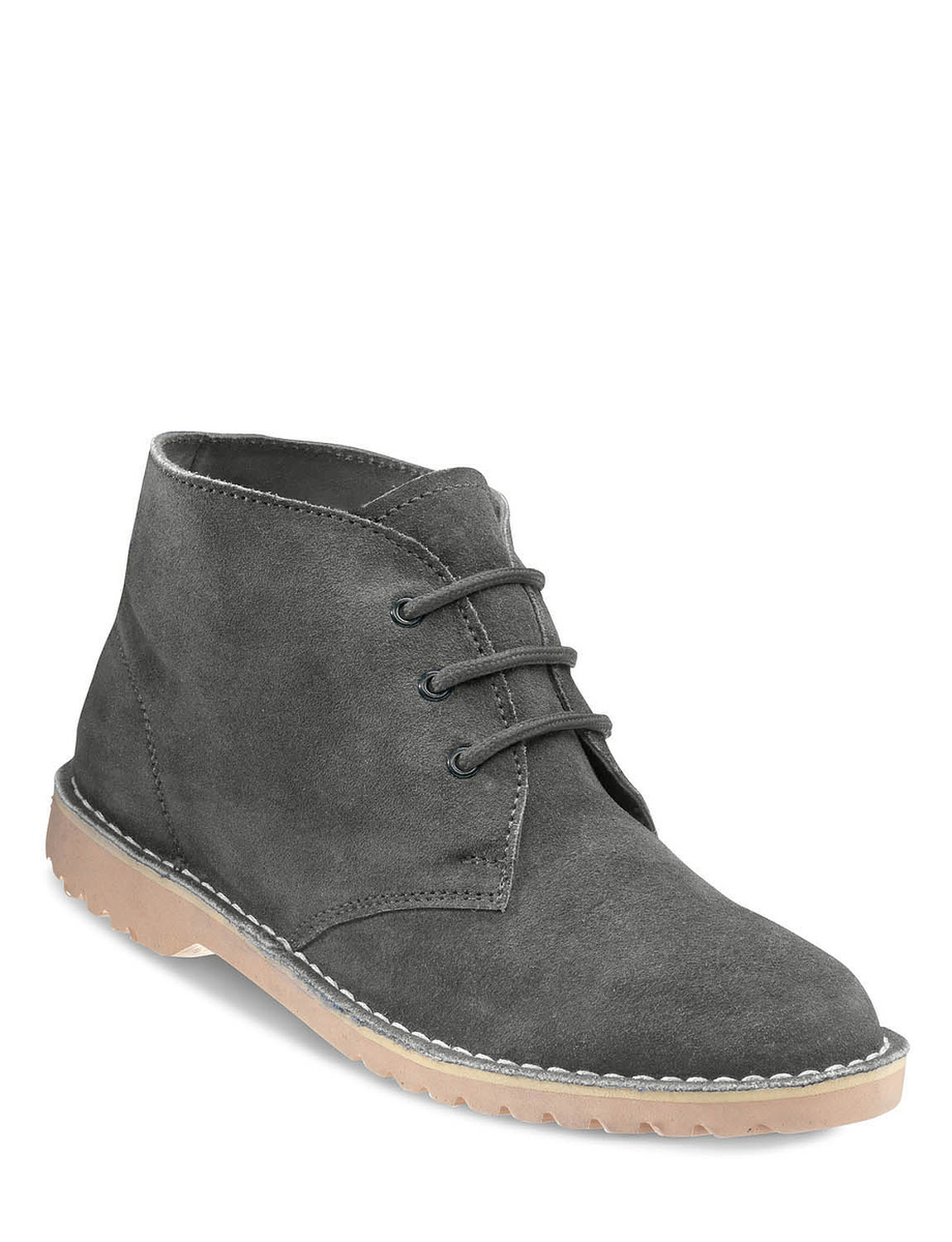 Pegasus Wide Fit Suede Desert Boot | Chums
