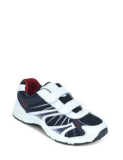 Pegasus Wide Fit Touch And Close Leisure Trainer - White