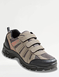 Touch Fasten Wide Fit Walking Shoe Brown