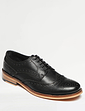 Catesby Standard Fit Leather Brogue Black