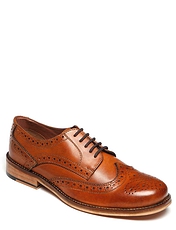 Catesby Standard Fit Leather Brogue Black